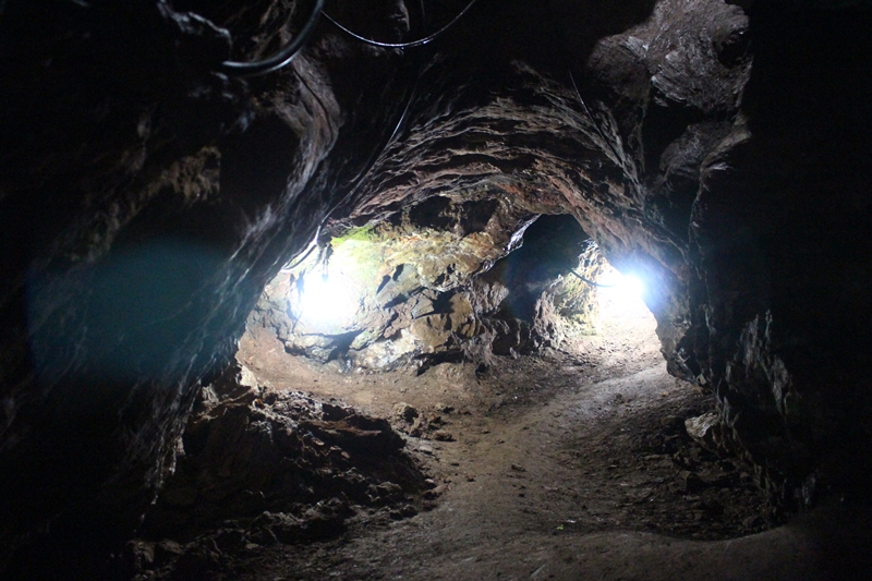 Mina Chico Rei, uma mina de ouro do século XVIII, aberta à visitação, em Ouro Preto.