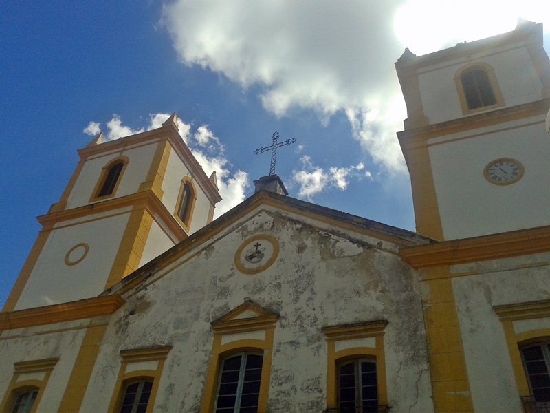Igreja da Ordem Terceira de São Francisco, construído entre 1802 e 1815, no Centro Histórico de Florianópolis.