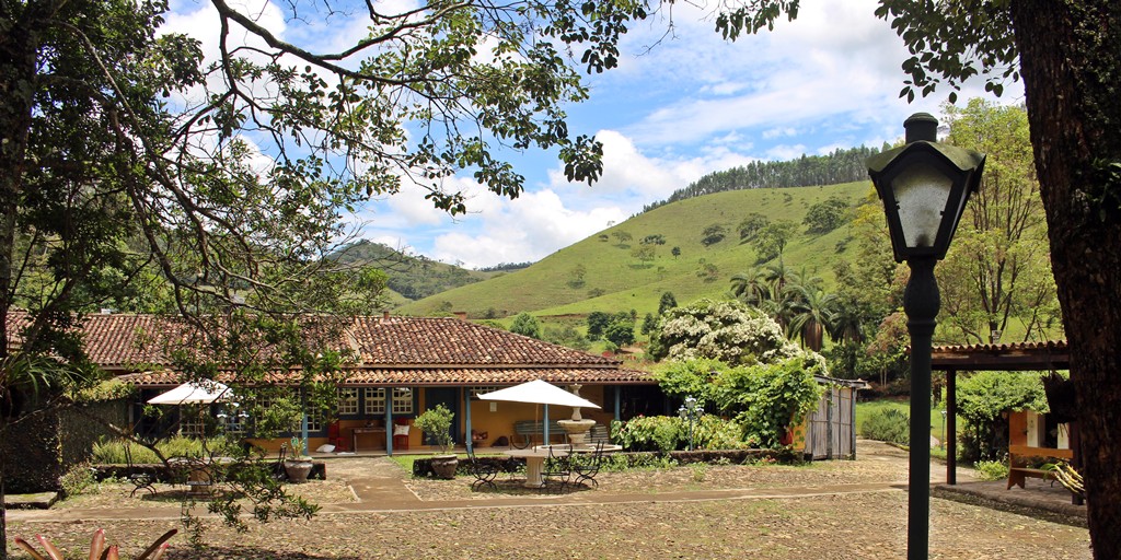 Fazenda Santa Marina, no município de Santana dos Montes, que faz parte da Estrada Real e do Circuito Villas e Fazendas.