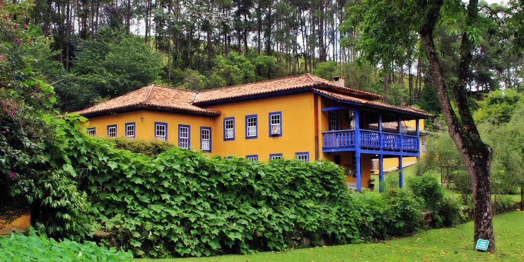 Casa Sede do Hotel Fazenda Santa Marina, em Minas Gerais.