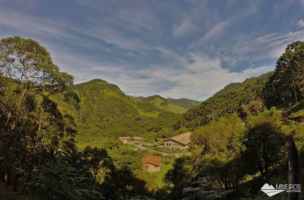 Pousada do Rio, uma pousada em meio a montanhas, na zona rural de Gonçalves.
