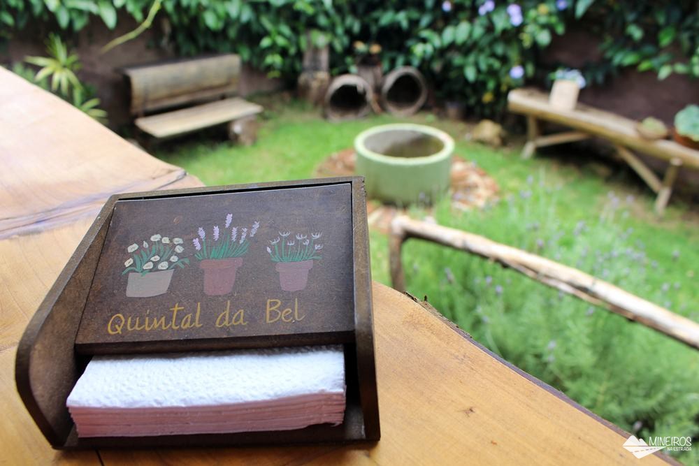 Quintal da Bel, restaurante a la carte no centro de Gonçalves, sul de Minas Gerais.