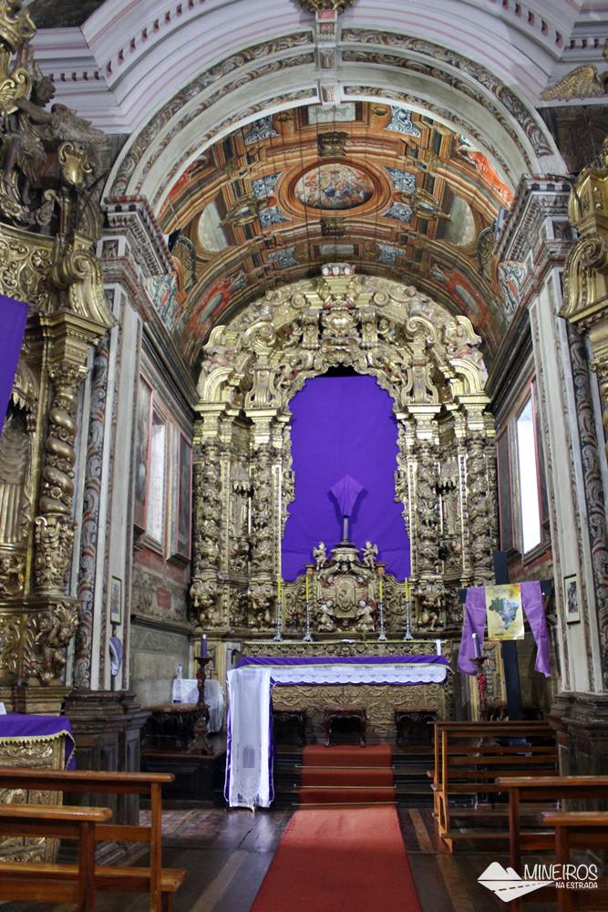 Capela do Padre Faria, única em Ouro Preto em que fotografias são permitidas.