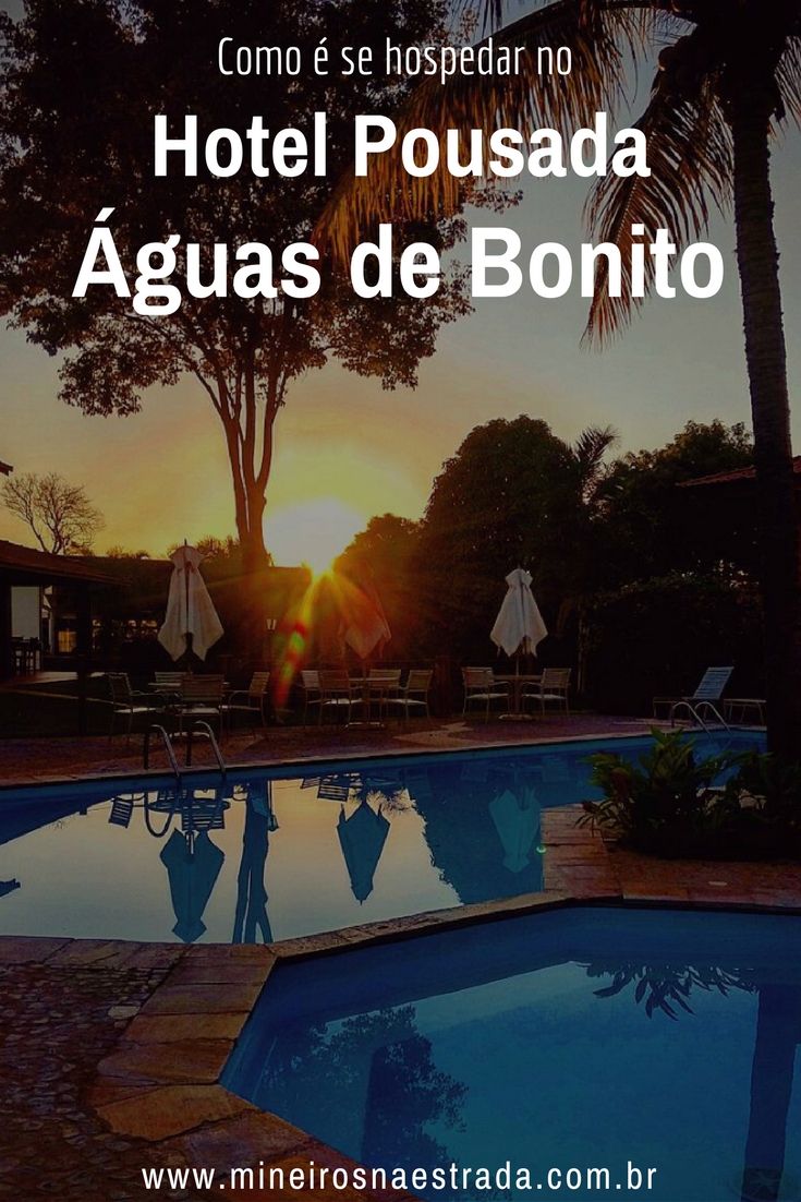 Hotel Pousada Águas de Bonito, uma excelente opção de hospedagem em Bonito, Mato Grosso do Sul. Possui quartos confortáveis, grande área para lazer e descanso, comida boa e ótimo atendimento.