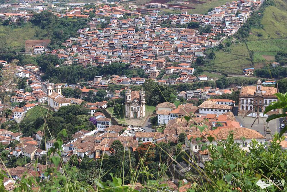 Ouro Preto, vista do Morro de São Sebastião.