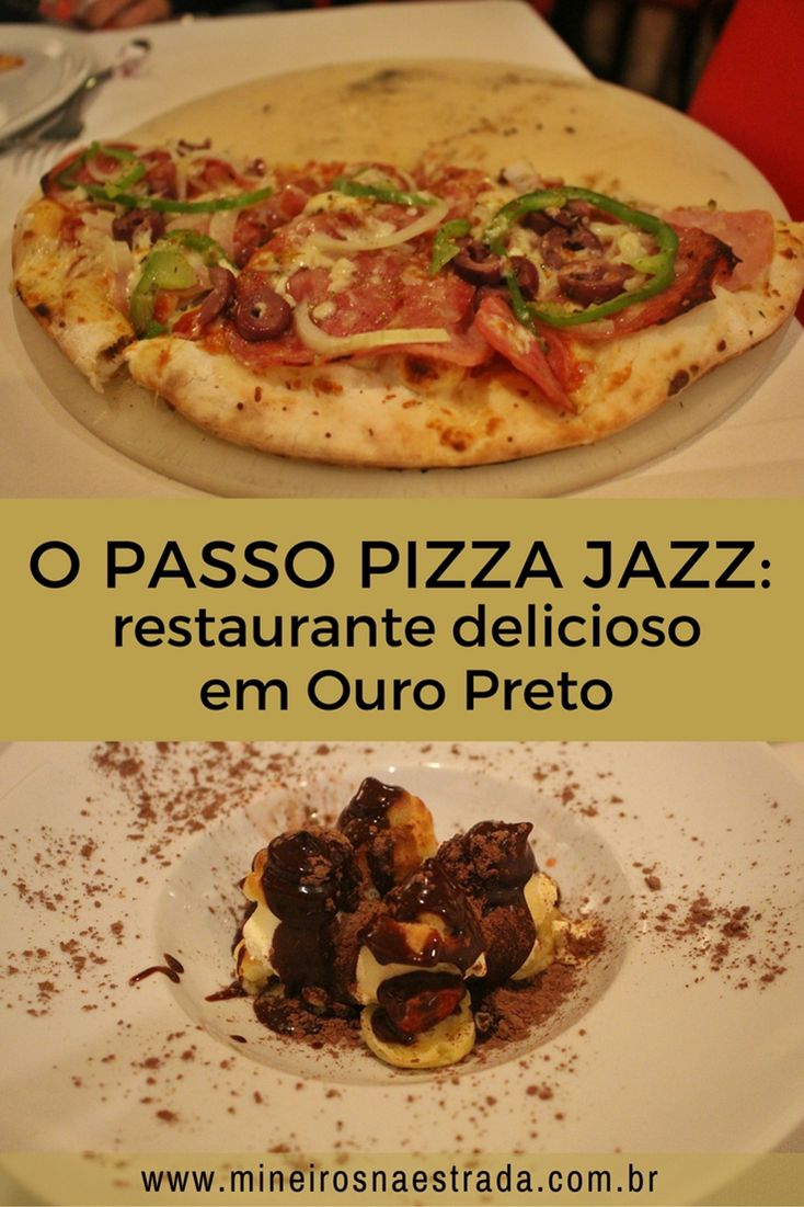 O Passo Pizza Jazz é um restaurante que funciona em um lindo casarão no Centro Histórico de Ouro Preto e serve pizzas e outras refeições.