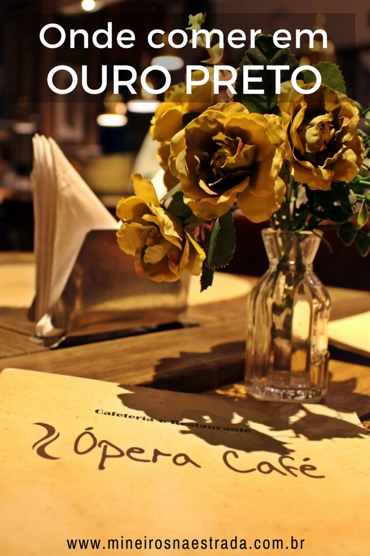 Ópera Café oferece lanches, refeições e sobremesas saborosas, pertinho da Praça Tiradentes, em Ouro Preto.