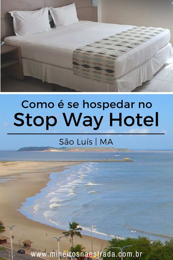 O Stop Way Hotel, em São Luís, fica praticamente em frente à praia, com quartos confortáveis com vista para o mar ou para a Lagoa da Jansen.