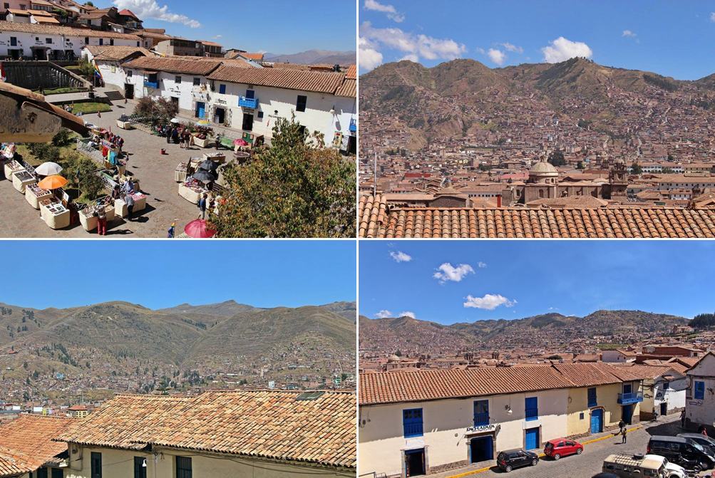 Vista da torre da Igreja de San Blas Cusco