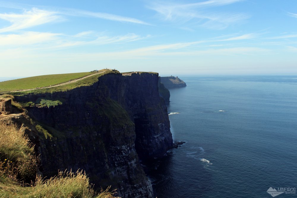 Fizemos um tour para os Cliffs of Moher, um dos lugares mais lindos da Irlanda, passando depois pela cidade de Galway.