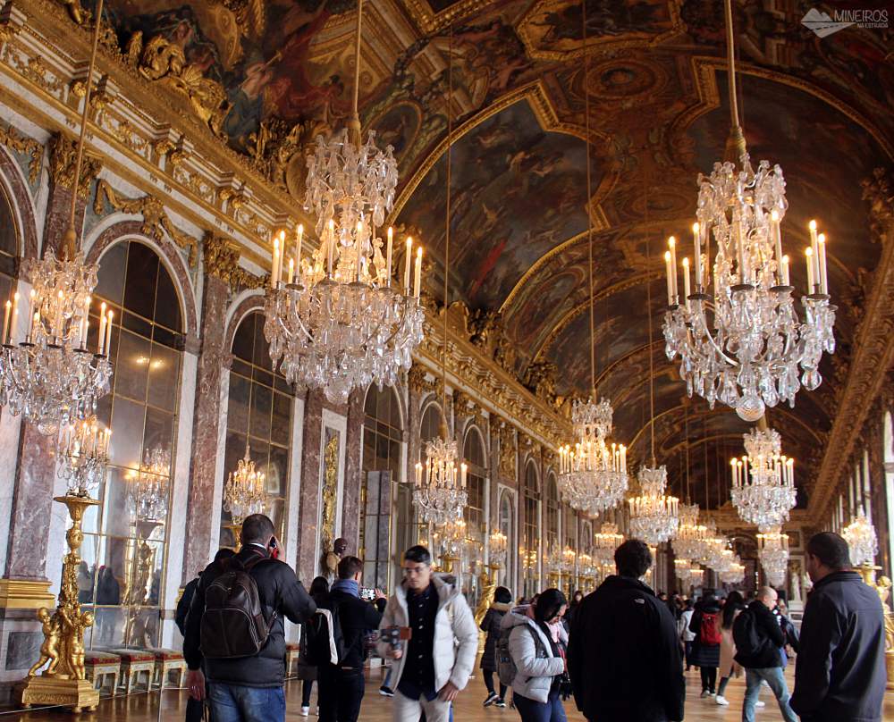 Sala dos Espelhos, Palácio de Versalhes, França
