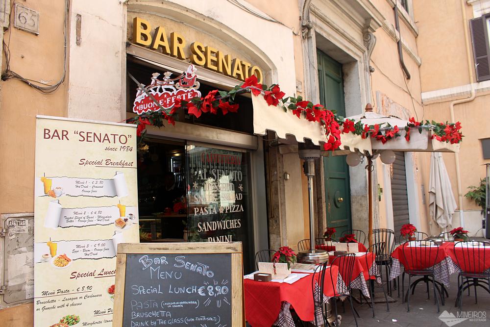 Bar Senato, próximo à Piazza Navona, Roma